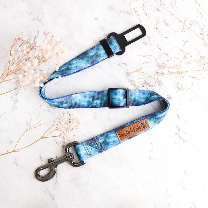 Cinturón de seguridad de coche para perro Shell Yeah - Ocean Waves para venta al por mayor de Pawfect Pals