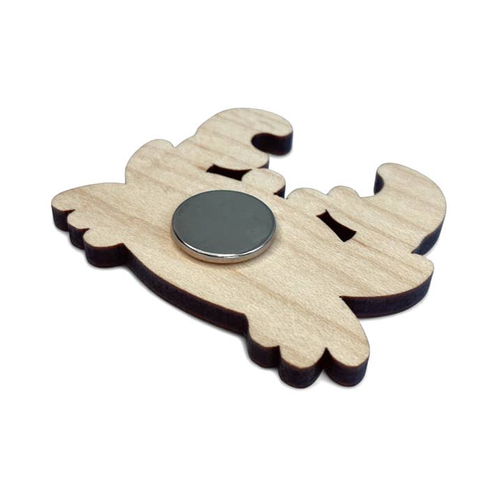 East Neuk Beach Crafts – wholesale Magnet – Crab Fridge Magnet - Laser Cut Maple Wood - Seaside Gifts2