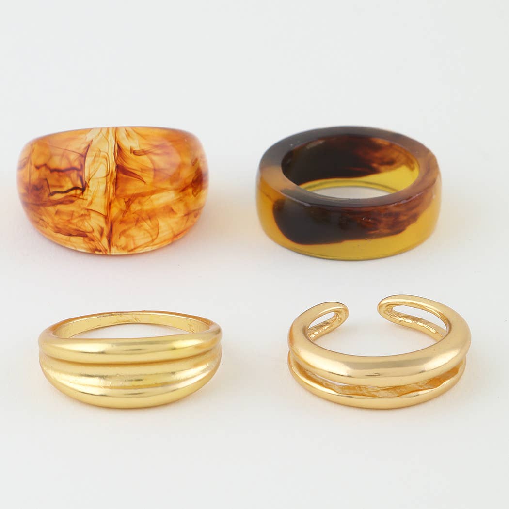 GBR Meervoudige Gouden Schildpad Wikkelring voor groothandel op Faire2