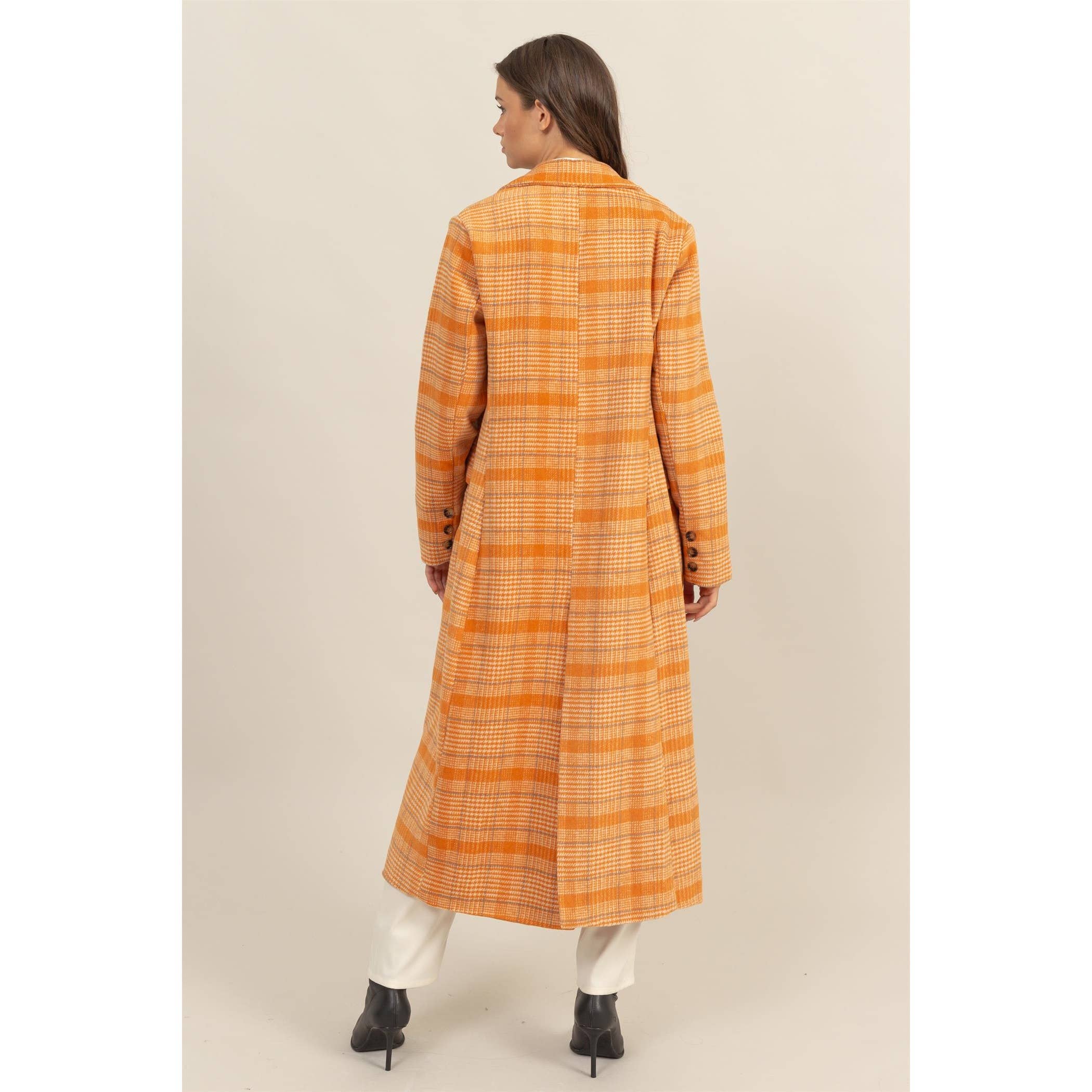 HYFVE - Wholesale Coat - Women's - Plaid Long Coat14