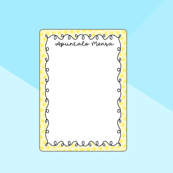Apuntalo Mensa - Spanish Hispanic Mexican Notepad for wholesale by Wild & Wicked Designs