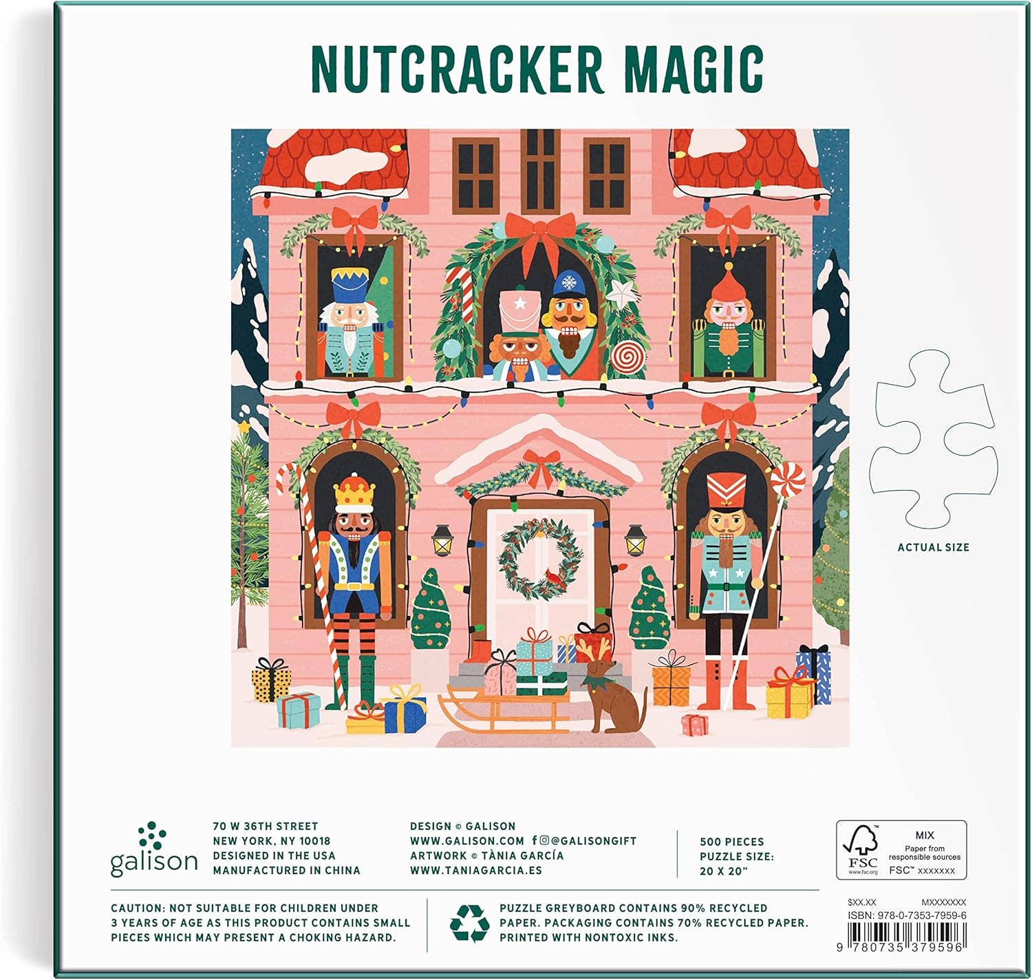 Chronicle Books - Wholesale Puzzle - Adult - Nutcracker Magic 500 Piece Puzzle3