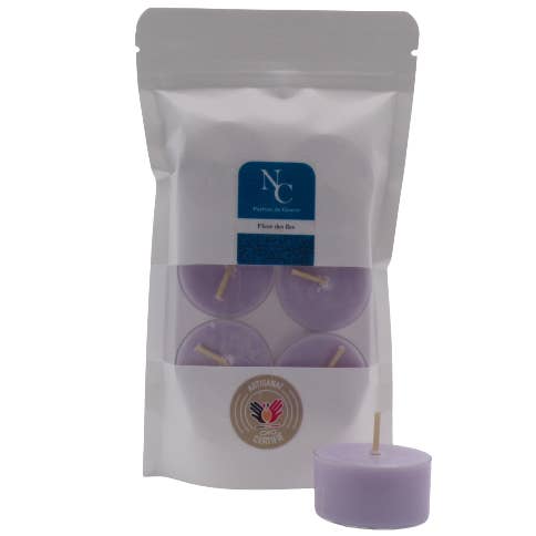 Conjunto de 6 velas perfumadas tealight - Island Flower por atacado de NICE CANDLE