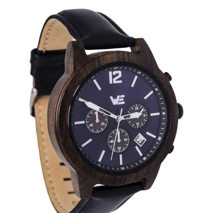 Kingsmen trä klocka (safir blå) för wholesale av Wooden Element