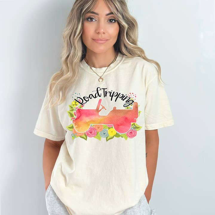 Simple Tymes - Wholesale Sublimation Transfer - Road Tripping DTF Print