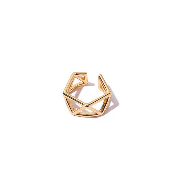 AK Brand - Wholesale Cuff/Wrap Earrings - 18K Gold Plated Ear Cuff Variety3