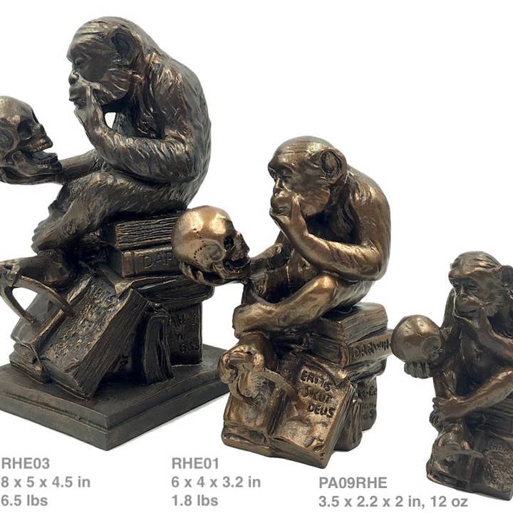 Museum Wholesale Inc - Wholesale Sculpture - Pocket Art Rheinhold Monkey Statue