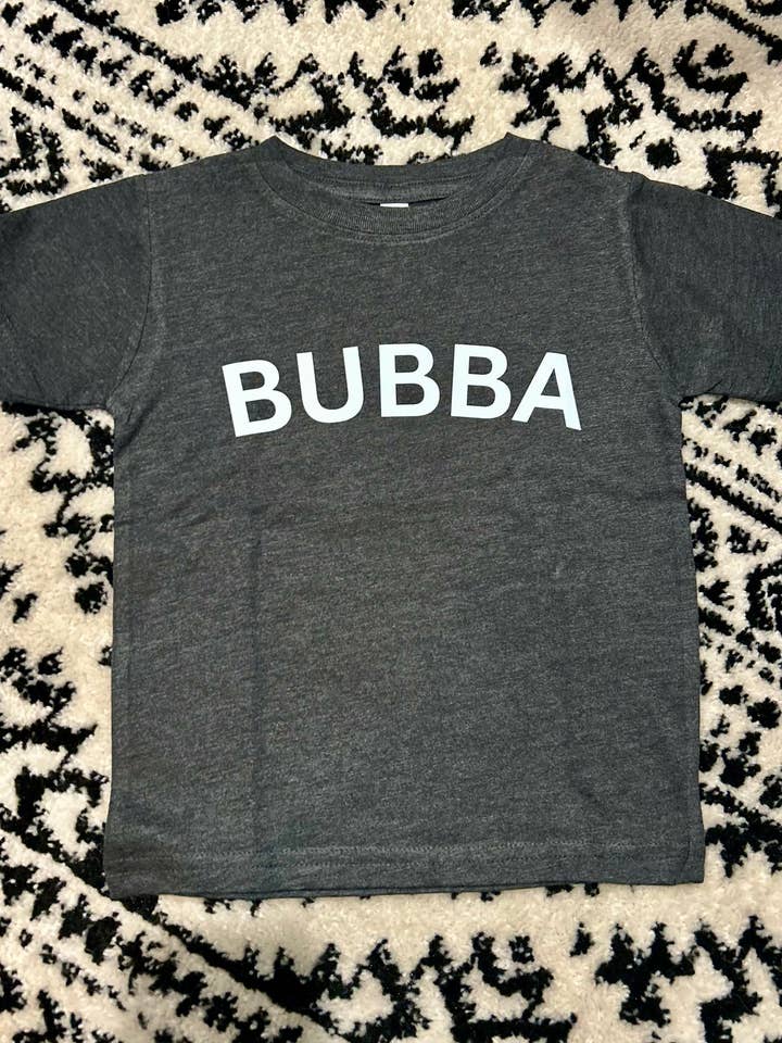 Rowdy Rascal Boutique LLC - Wholesale Screen Printed T-Shirt - Kids - Bubba Kids Tee1