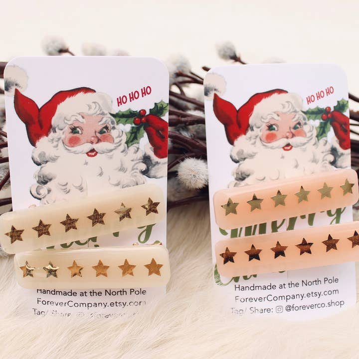 Holiday Star haarspeldjes (goud/zilver) voor wholesale door Forever Company