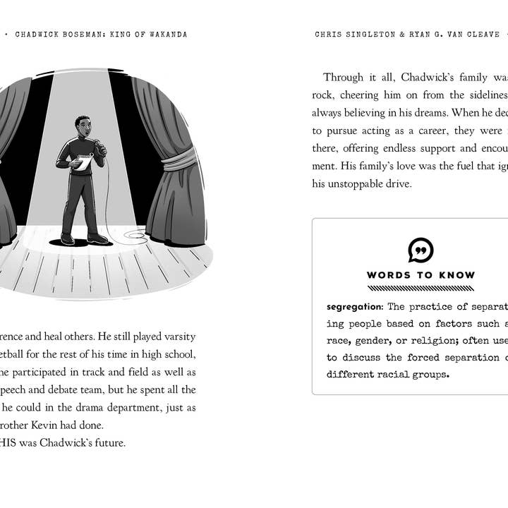 Bushel & Peck Books - Wholesale Biography & Memoir - Black History Heroes: Chadwick Boseman4