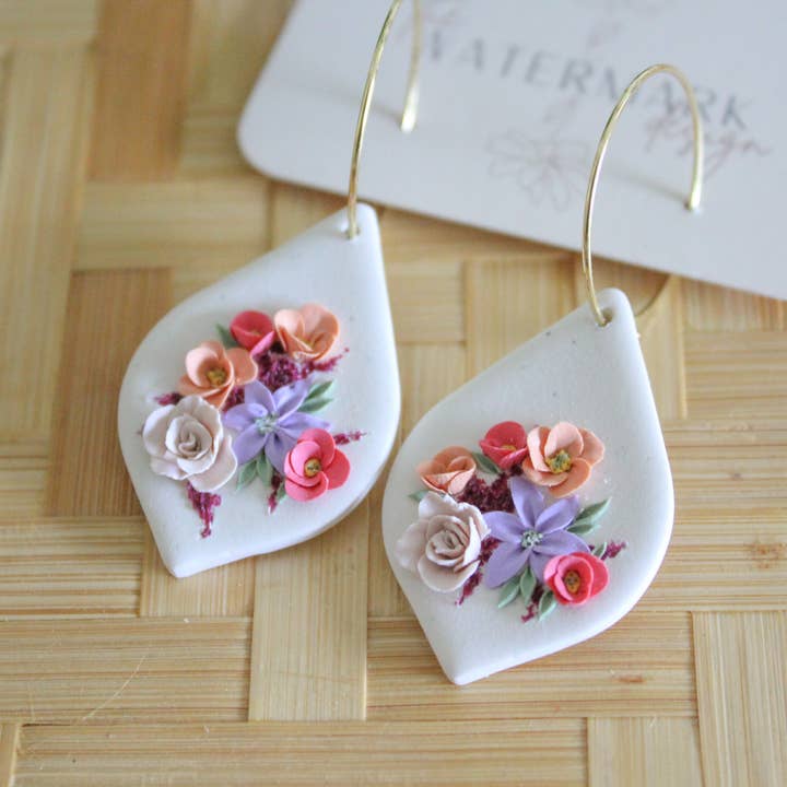 Rose Delight Øreringe - Devere for engroshandel hos The Watermark Design