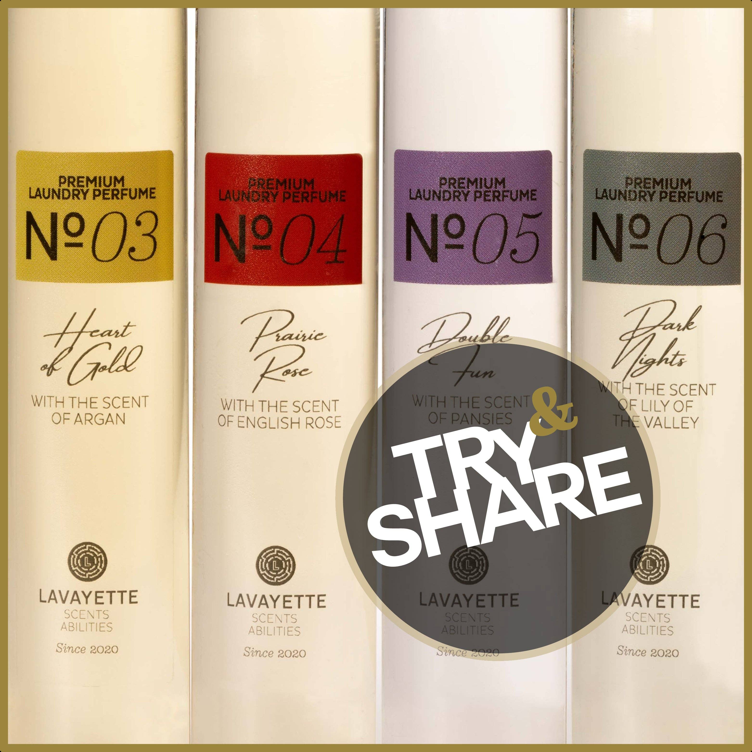 Lavayette - Wholesale Fragrance Set - Lavayette Premium Wash Perfume Tasting Pack 9x25ml6