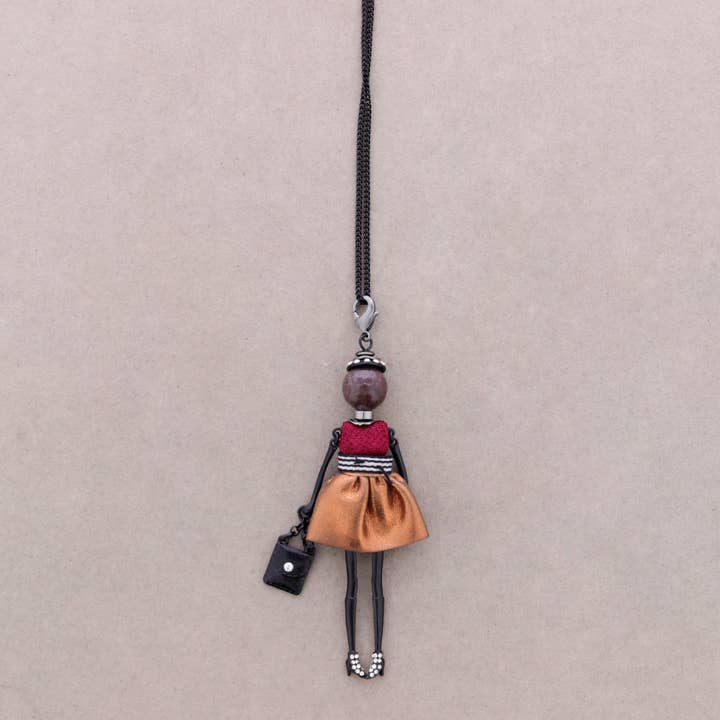 Long Pendant Necklace Doll for wholesale by Sonata