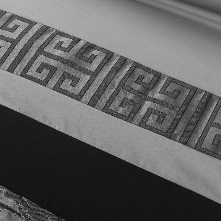 HIG - Wholesale Bedding Set - 8 Piece Jacquard Fabric Patchwork Comforter Set Bed In A Bag-Tang11