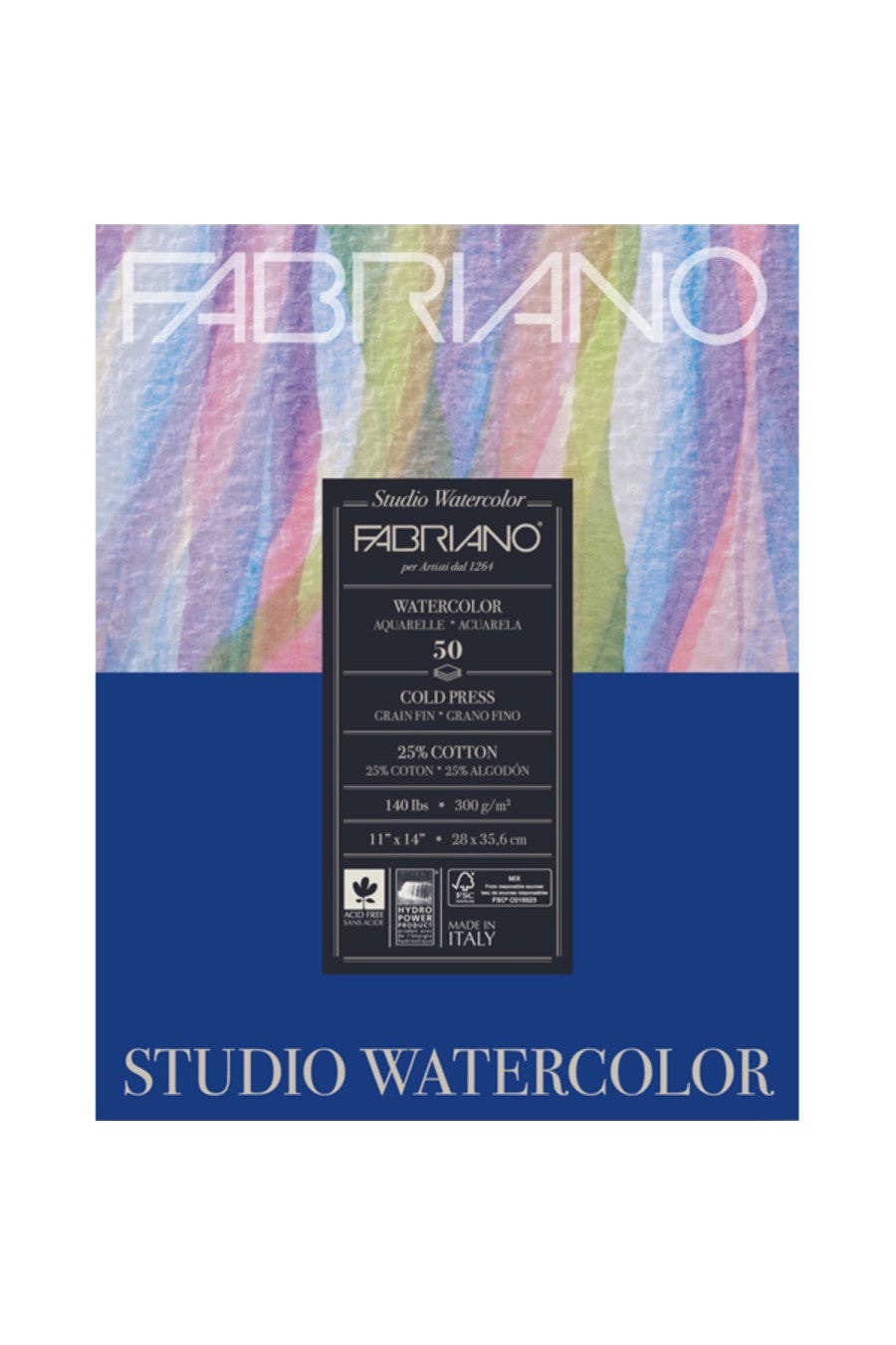 Chartpak, Inc. - Wholesale Sketchbook/Sketchpad - Fabriano Studio Watercolor Pad16