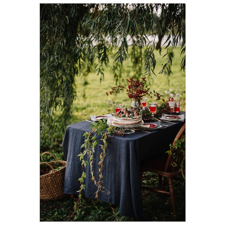 Epic Linen - Wholesale Tablecloth - Linen Tablecloth, Handmade Linen Tablecloth in Various Color