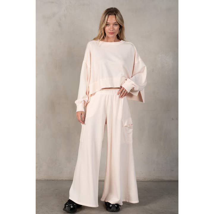 lalamia - Wholesale Sweatshirt - Women's - Exposed Seam Sweatshirt19