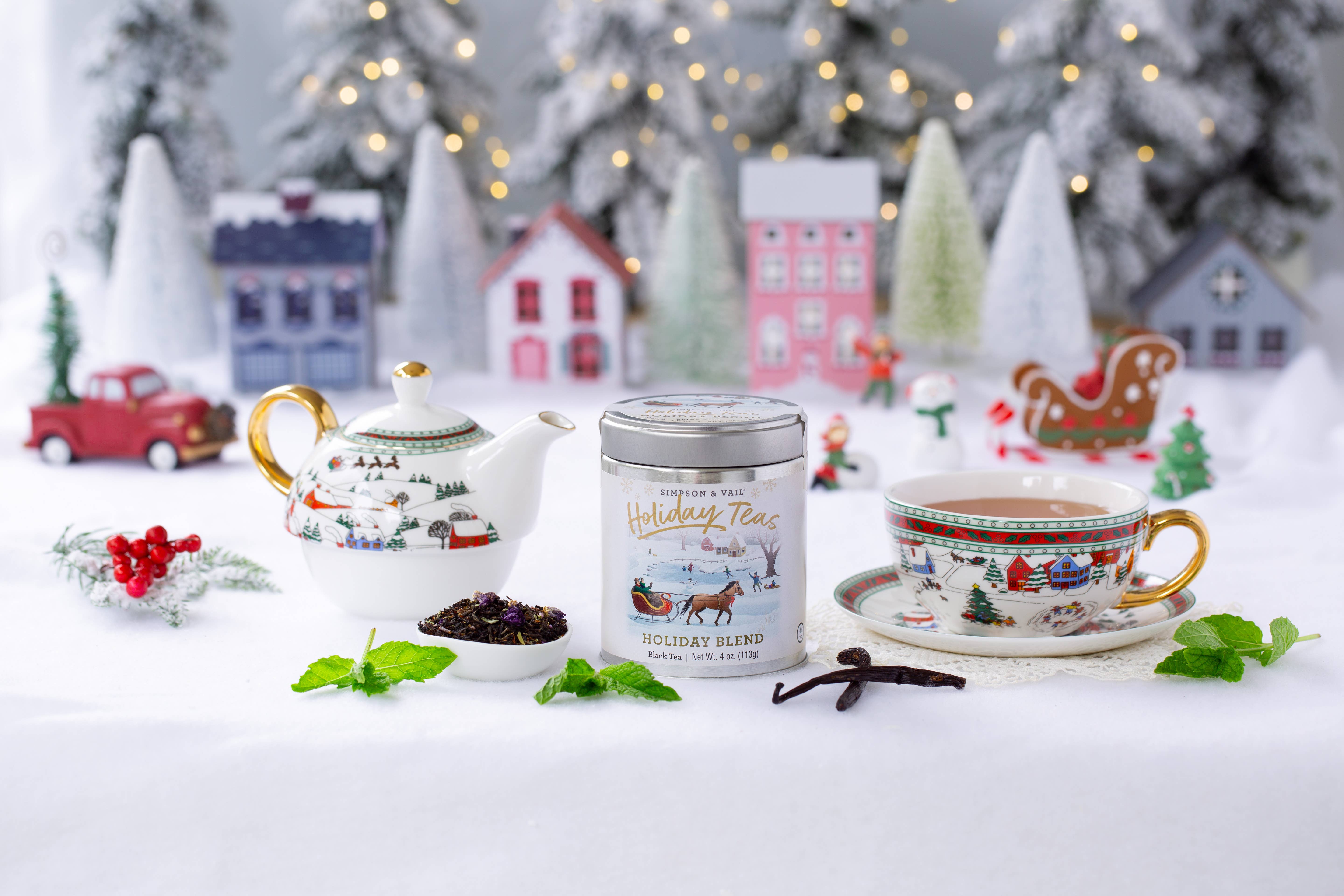 Simpson & Vail - Wholesale Loose Tea - Holiday Blend - Black Tea, 4 Ounce Tin3