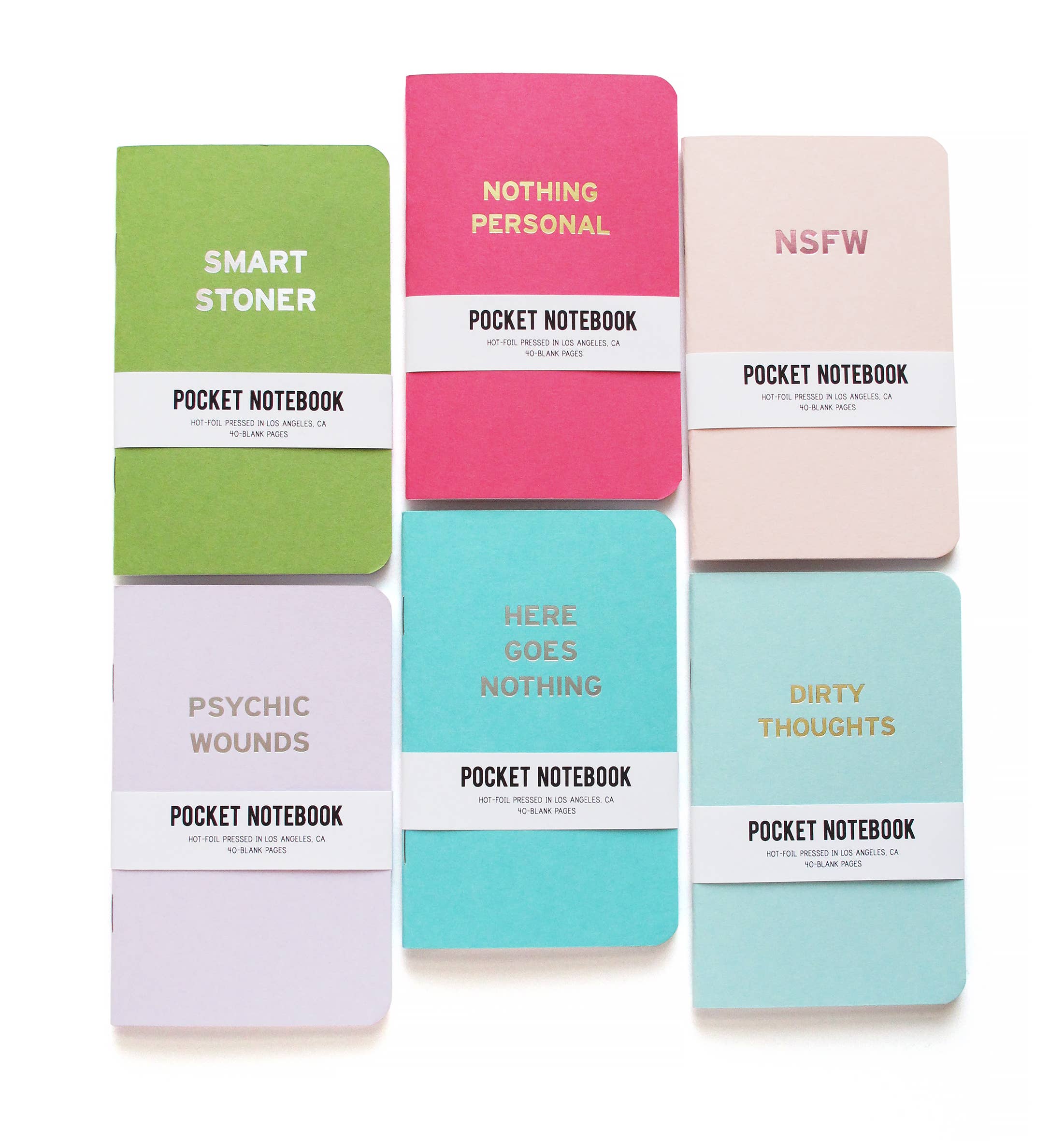 Word For Word Factory - Wholesale Notebook - HERE GOES NOTHING - Pocket Notebook Journal1