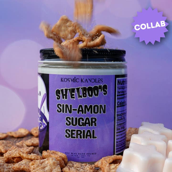 ðĨĢ Shelboo's Sin-amon Sugar Serial for wholesale by Kosmic Kandles LLC