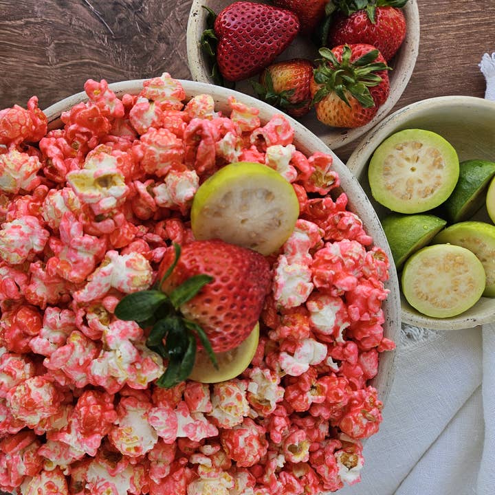 Strawberry Gauva Popcorn - 8.5oz for wholesale by Al's Delicious Popcorn