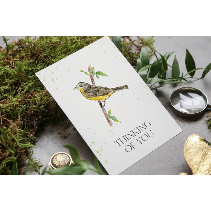 Heirloom Island - Venta al por mayor Tarjeta "Pienso en ti" - Pensando en ti/Tarjeta de felicitación