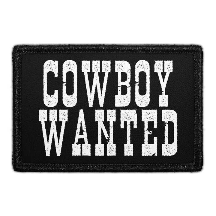 Cowboy Wanted - Removable Patch for wholesale by Pull Patch