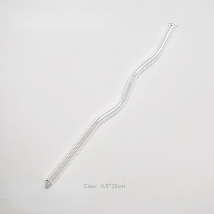 IVORE.GROUP (We cover All Import duty) – wholesale Drinking straw – Reusable Wave Glass Straws4