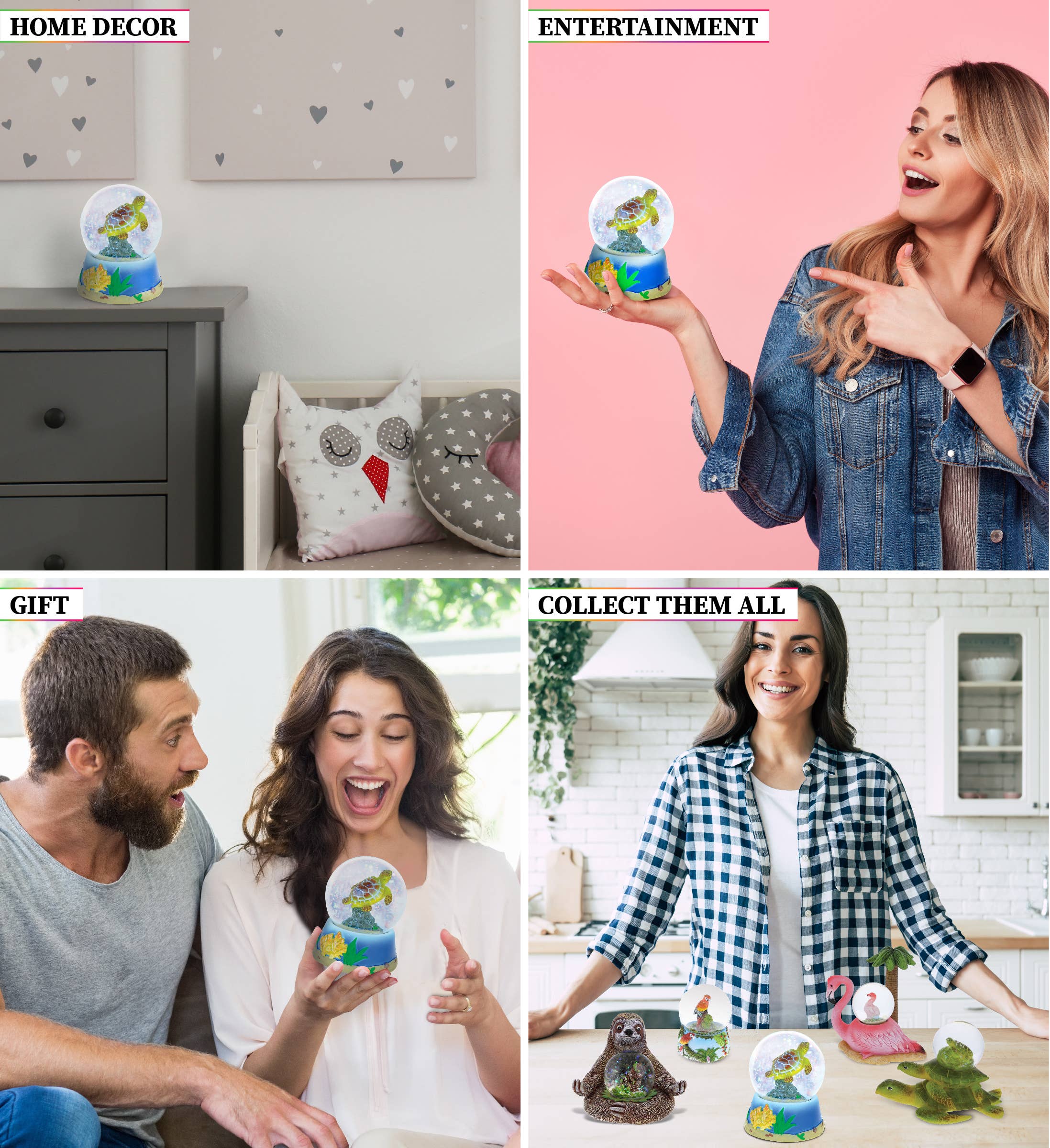 Cota Global - Wholesale Snow Globe - Snow Globe - Sea Turtle (65Mm)2