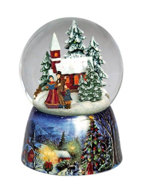 Snow Globe Singers/Church for wholesale by Musicbox Kingdom
