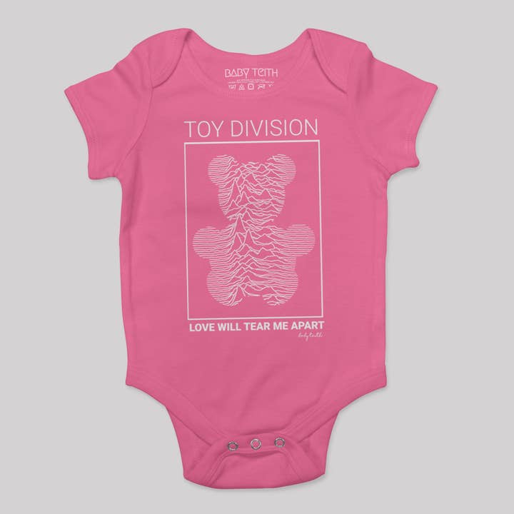 Baby Teith - Wholesale Bodysuit (Non-Footed) - Baby - "Toy Division" Graphic Print Bodysuit for Babies3