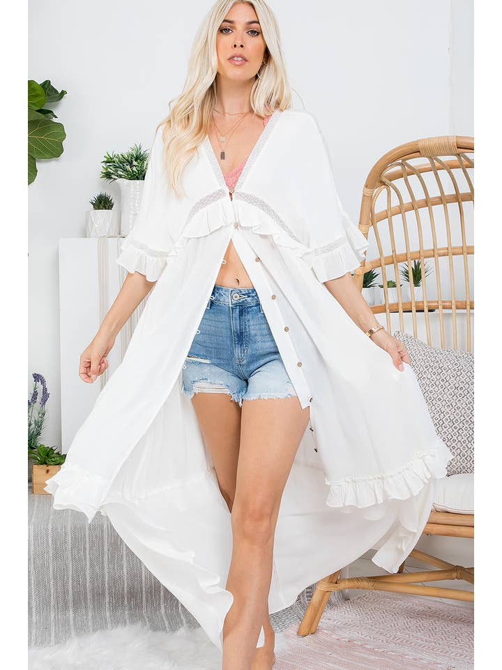 Sweet Lovely by Jen - Vente Cache-maillot – femme - ROBE CACHE-CŒUR MAXI18