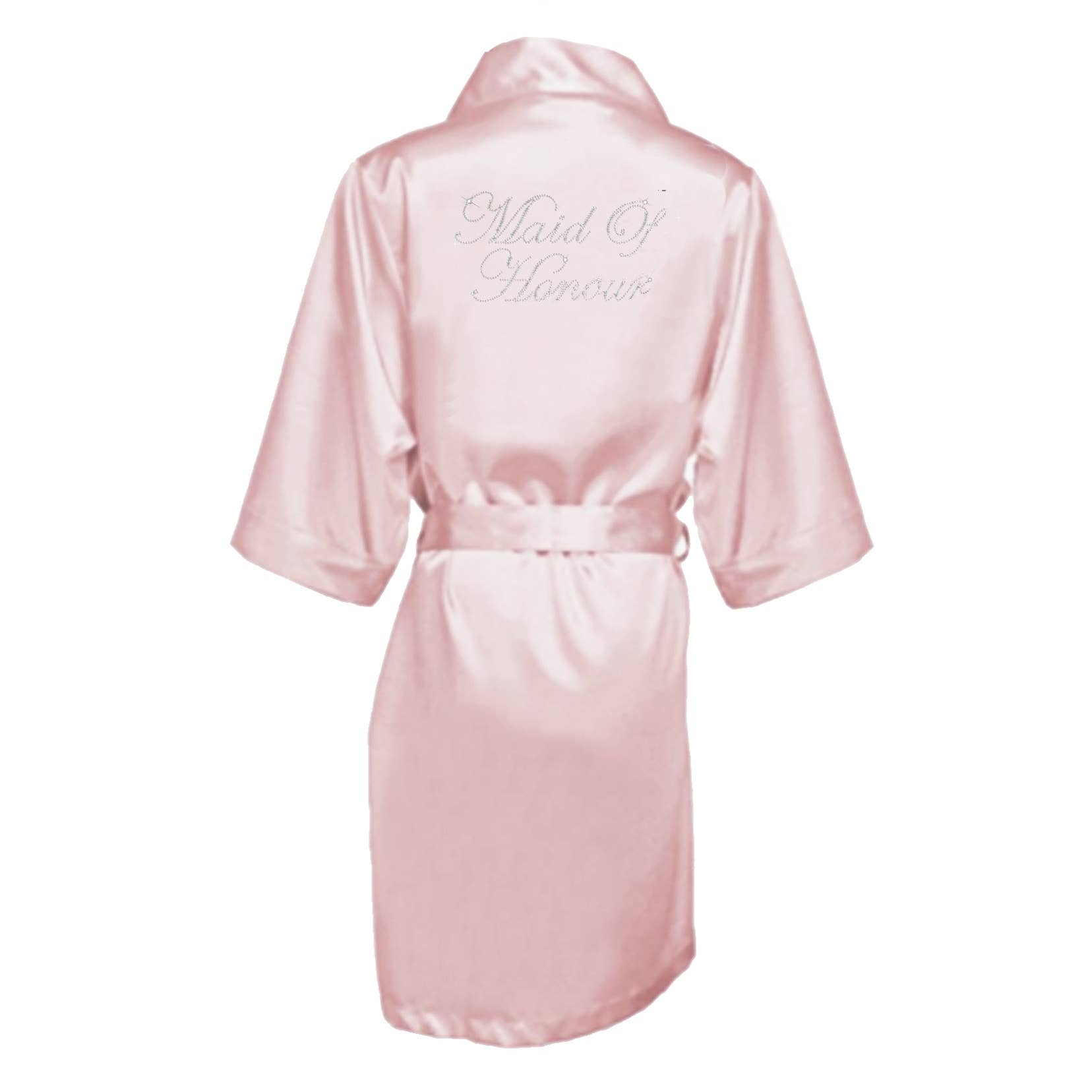 Simply Name It - Wholesale Robe - Women's - Women's Satin Rhinestone Robes - 6 Colors13