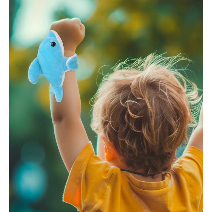Cota Global - Wholesale Stuffed/Plush Toy - Kids & Baby - Slap Bracelet Plush - Dolphin1
