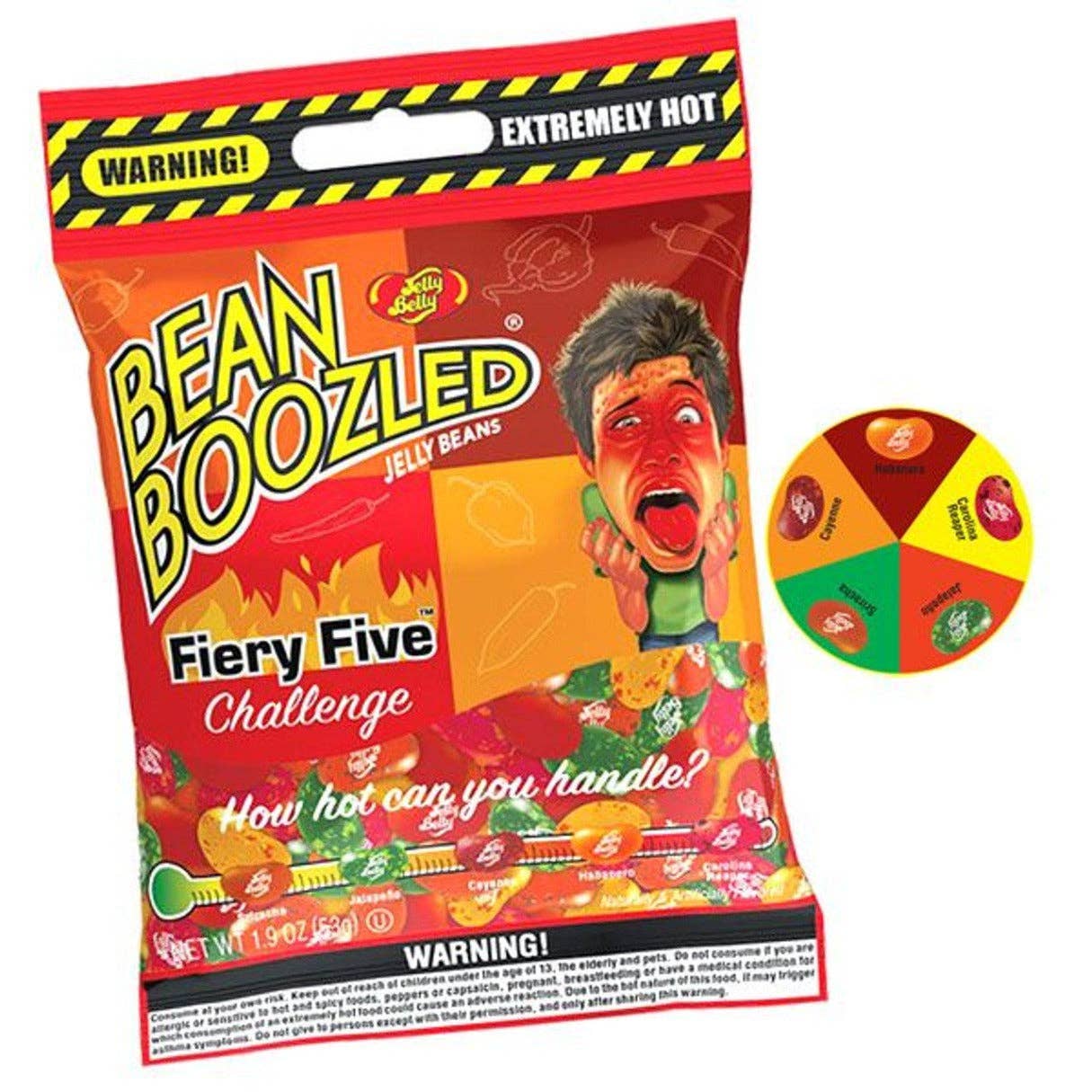 I Got Your Candy - Wholesale Gummy - Jelly Belly Fiery Five Challenge 1.9oz - 12ct1