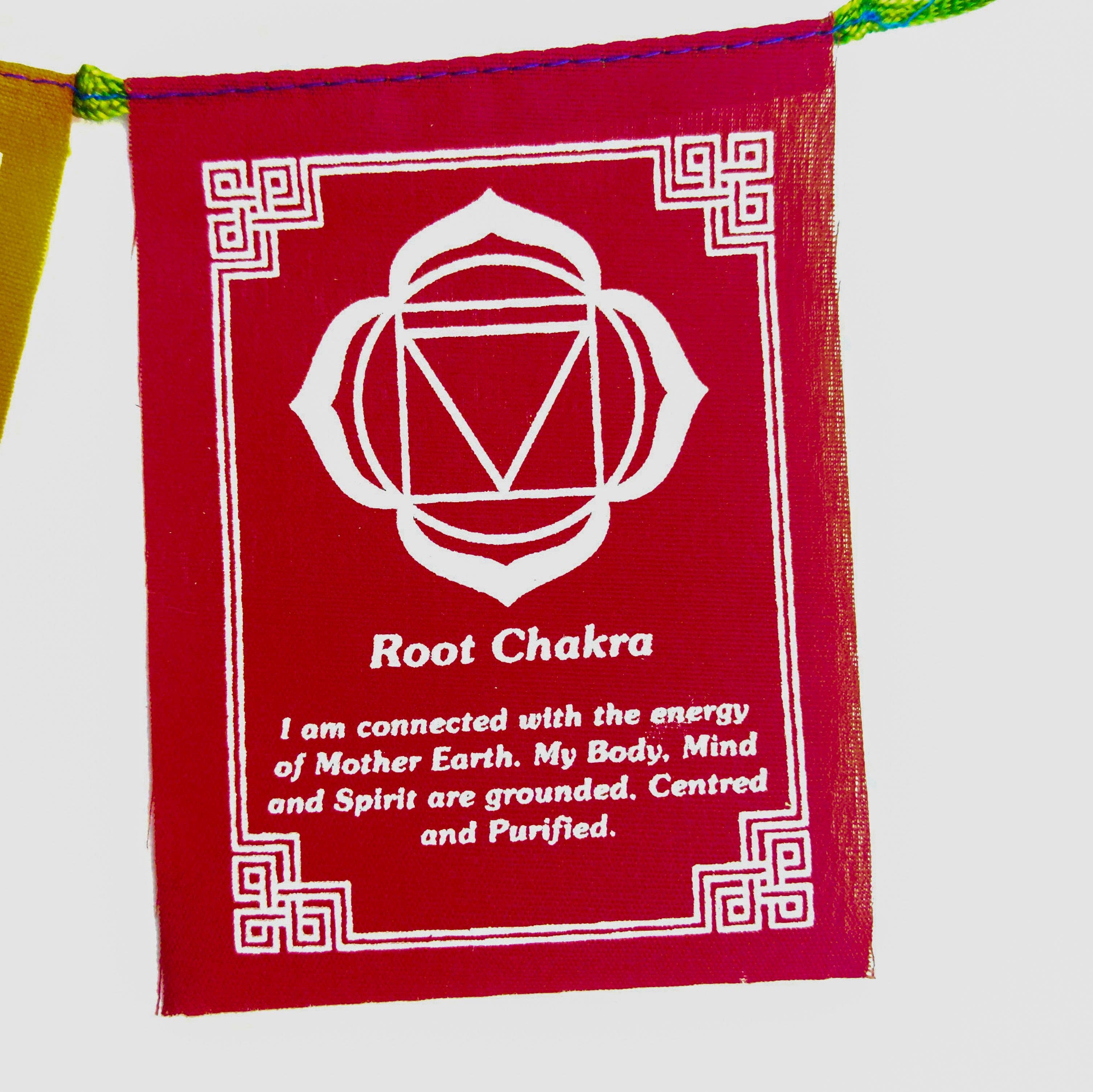 Tenzing Collections – Großhandel Flagge – Mini-Chakra-Gebetsfahnen für Meditation, Chakra-Gebetsfahnen3