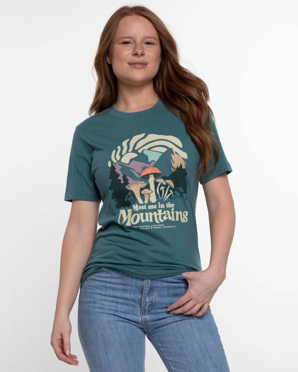 The Landmark Project - Wholesale Screen Printed T-Shirt - Unisex - Meet Me in the Mountains Unisex Short Sleeve Tee3