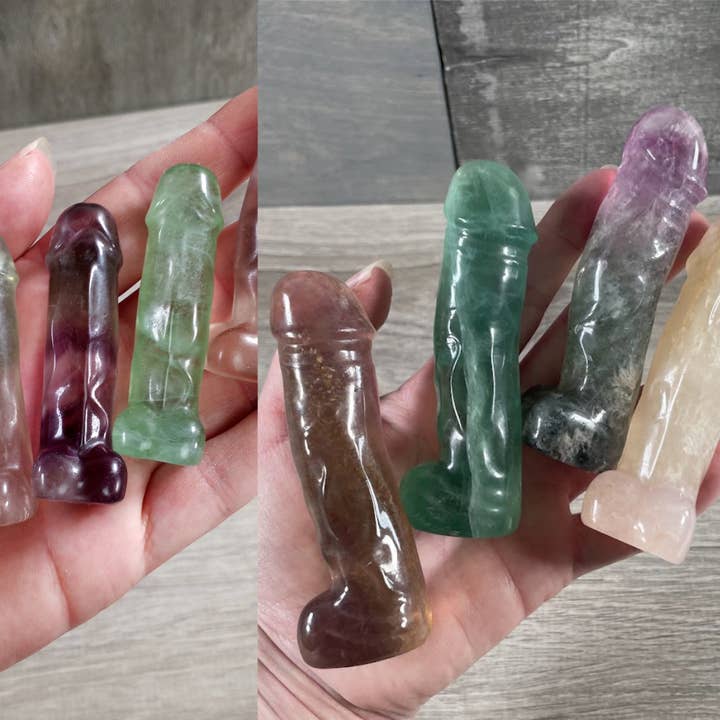 Fluorite Phallic Carving – Crystal Figurine for Retail for wholesale by Keystone Crystals
