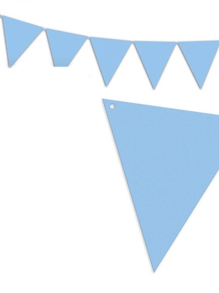 Blue cardboard banner for wholesale by Mis Globos