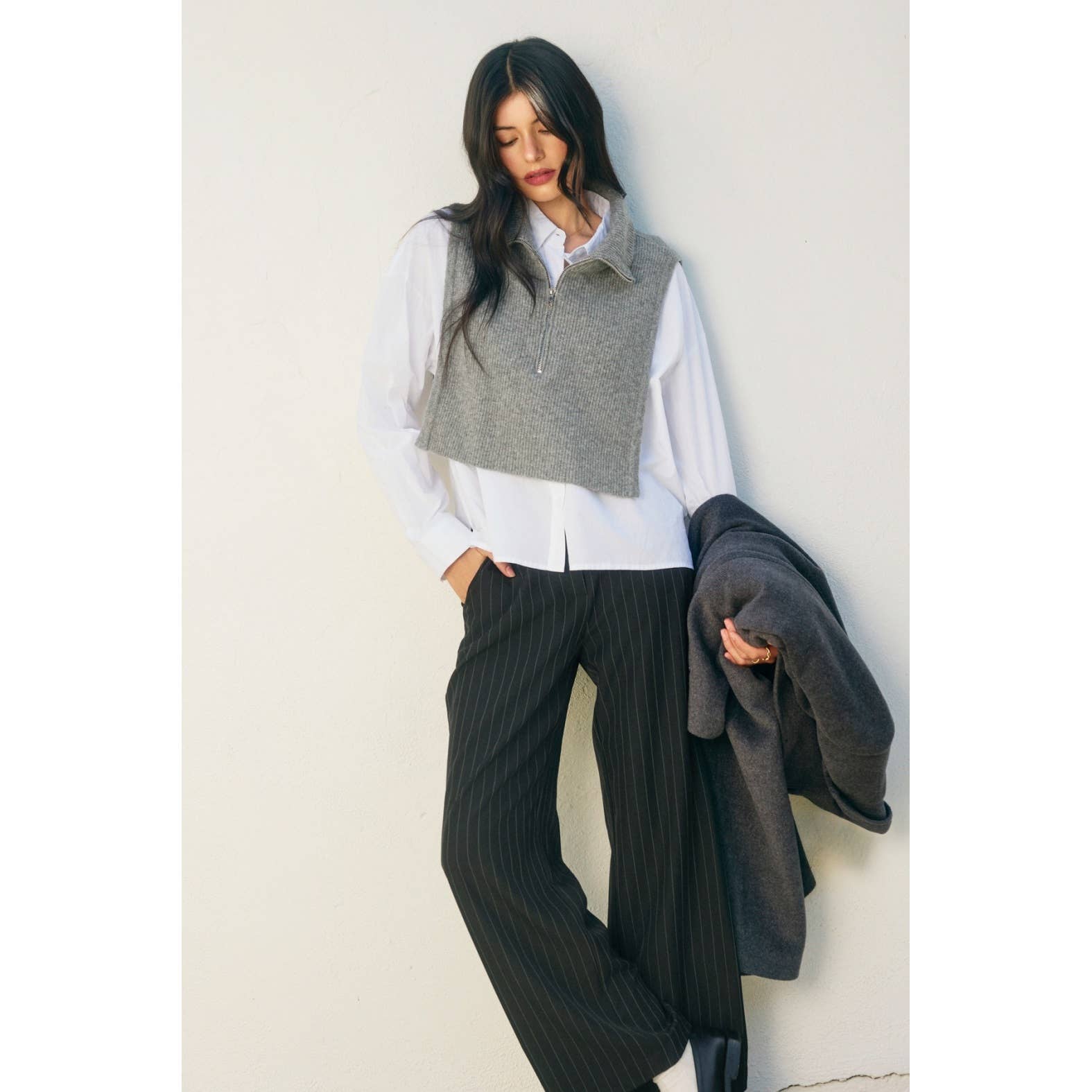 Dress Forum - Vendita all'ingrosso Top in maglia - Donna - Scaldacollo con Cerniera (1)5