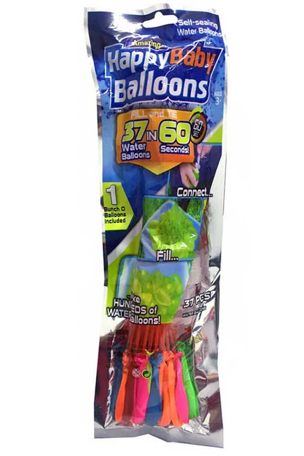 COME MOSTRATO Set da 37 palloncini d'acqua mini a riempimento rapido in vendita all'ingrosso su Faire1