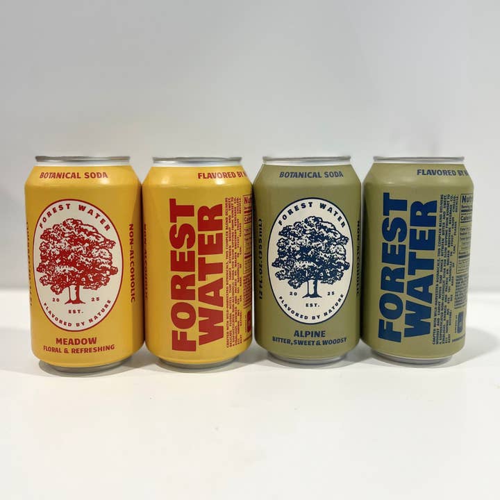 Walker Brothers - Wholesale Non-Alcoholic Aperitif/Mocktail - Forest Water Non-Alc Botanical Soda | Sample Pack 4-pack1