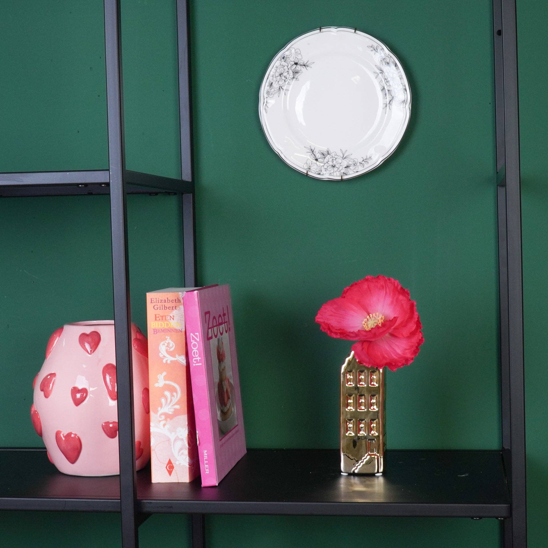 Housevitamin bv - Wholesale Vase - Flower Vase - House Vase - Ceramic - Gold- 5x4,5x14,5 cm1