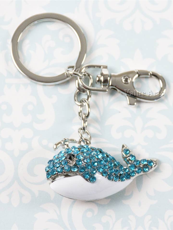 Blauwal Schlüsselanhänger/Geldbörsenschmuck für den Großhandel von Value Arts