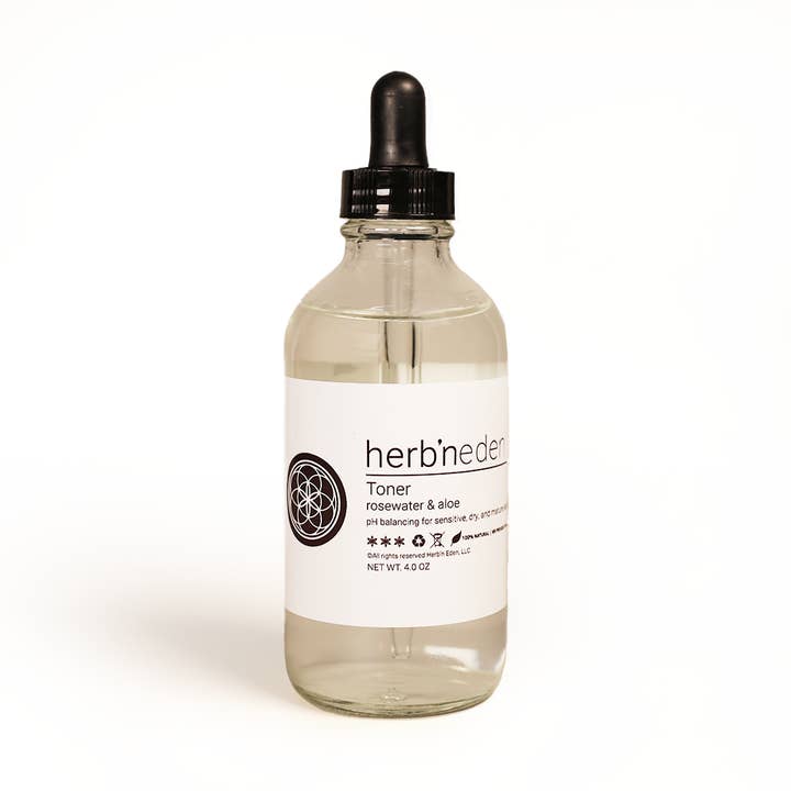 Rosewater & Aloe Toner for wholesale by Herb'N Eden