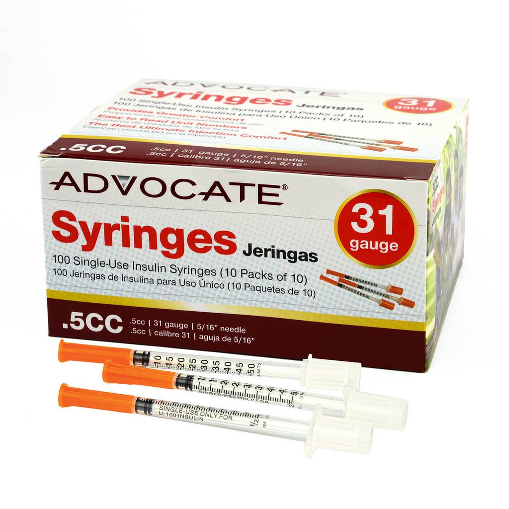 Advocate - Wholesale First Aid Kit - Advocate Insulin Syringes 100 per box2