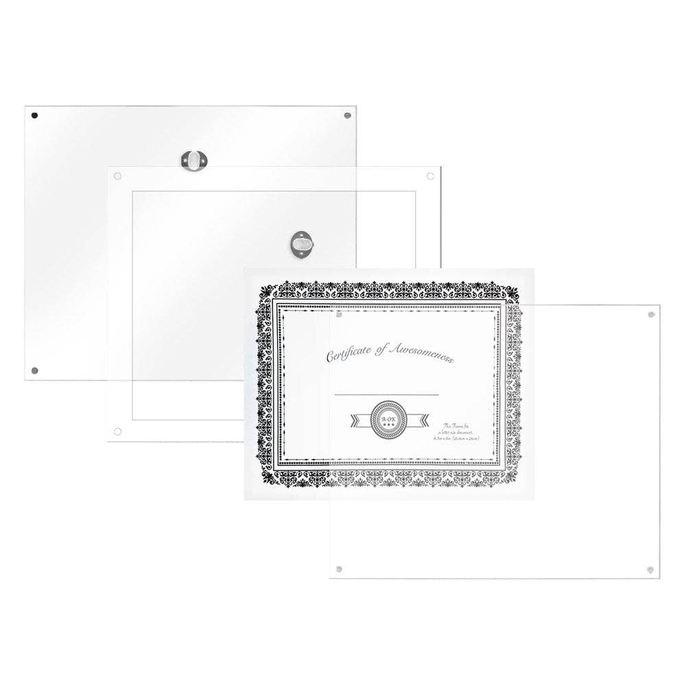 Isaac Jacobs International – wholesale Picture frame – Isaac Jacobs Wall-Mountable Clear Acrylic Picture Frame18