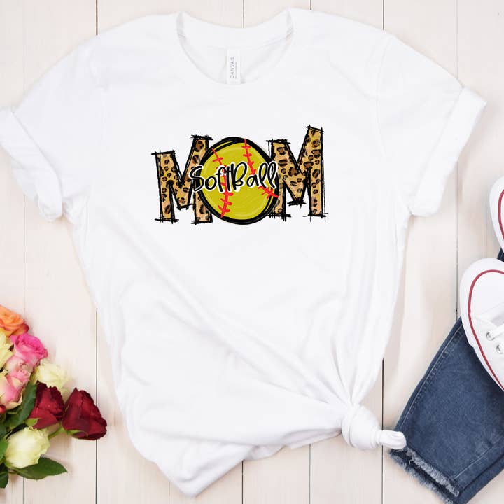 Softball Mom T-Shirt Perfect for Mother’s Day! for wholesale by Perfectly Diverse Trendz, LLC