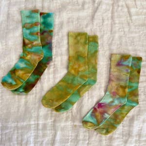 Happiest Camper Tie Dye Socks