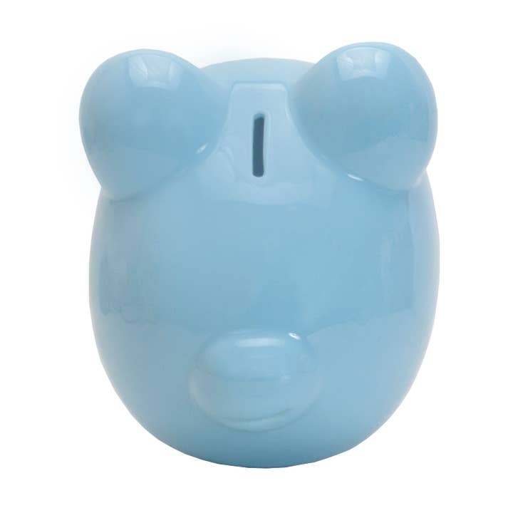 Child To Cherish® - Wholesale Money/Piggy Bank - Kids & Baby - Large Blue Ceramic Piggy Bank5